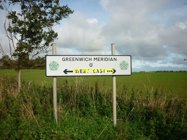 Photo 6"x4" Greenwich Meridian near Patrington Patrington c2010