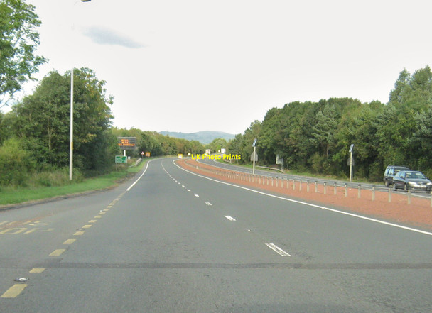 Photo 6"x4" Heading west on the A75 dual carriageway Collin c2010