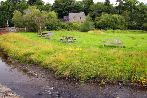Photo 6"x4" Picnic area by the River Merddwr Pentrefoelas c2010