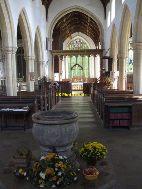Photo 6"x4" Interior of Sts. Peter and Paul, Heydon, Norfolk Heydon\/TG1127 c2008