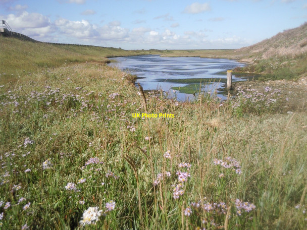 Photo 6"x4" Saltwater lagoon by Thanet Coastal Path Potten Street c2010