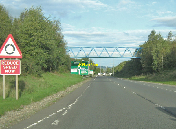 Photo 6"x4" Footbridge over the A75 Dumfries c2010