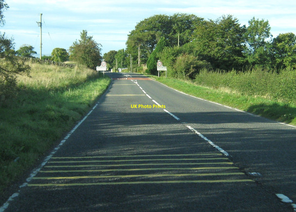 Photo 6"x4" Approaching Beeswing on the A711 Beeswing c2010
