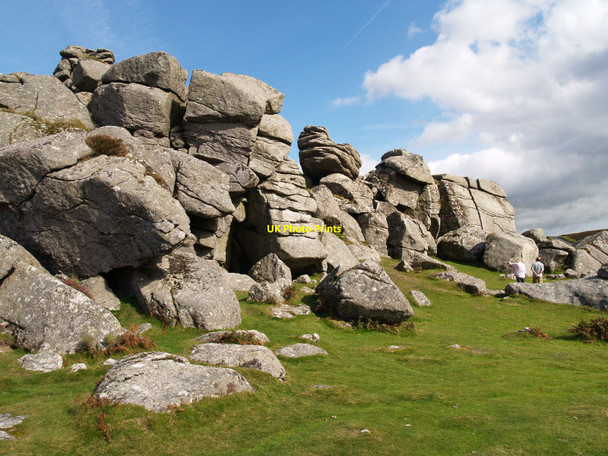Photo 6"x4" Bonehill Rocks Higher Dunstone c2010