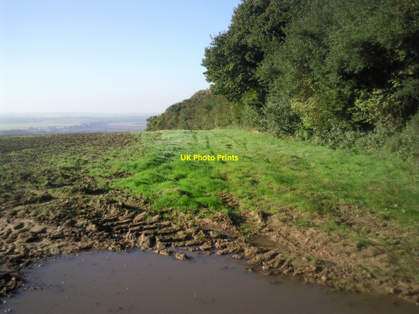 Photo 6"x4" View from the North Downs Way near Brabourne Downs Hastingleigh c2010