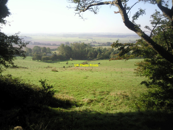 Photo 6"x4" View from North Downs way at Brabourne Downs Brabourne c2010