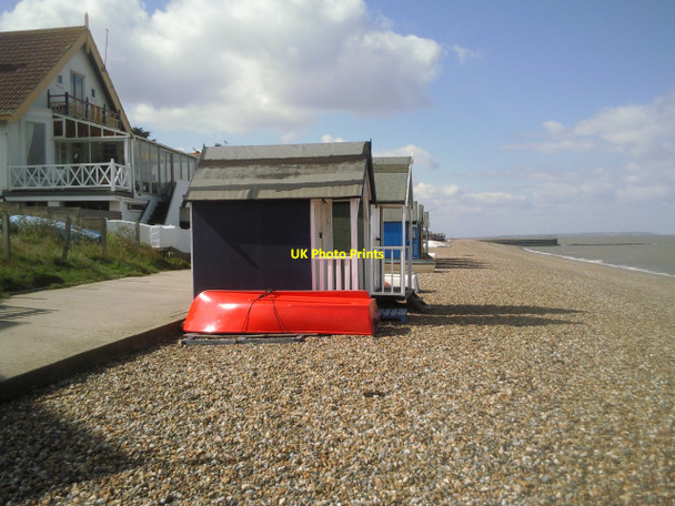 Photo 6"x4" Beach scene at Hampton Herne Bay\/TR1767 c2010