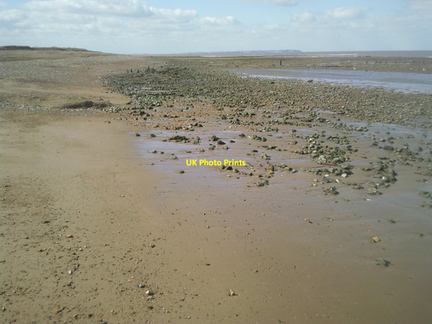 Photo 6"x4" Beach at Swalecliffe Whitstable c2010