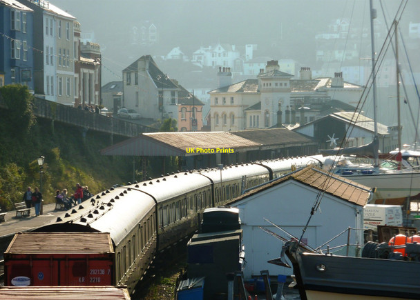 Photo 6"x4" Kingswear Station Dartmouth c2010