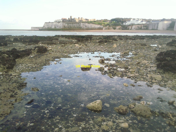 Photo 6"x4" Kingsgate Castle across Kingsgate Bay Kingsgate\/TR3970 c2010