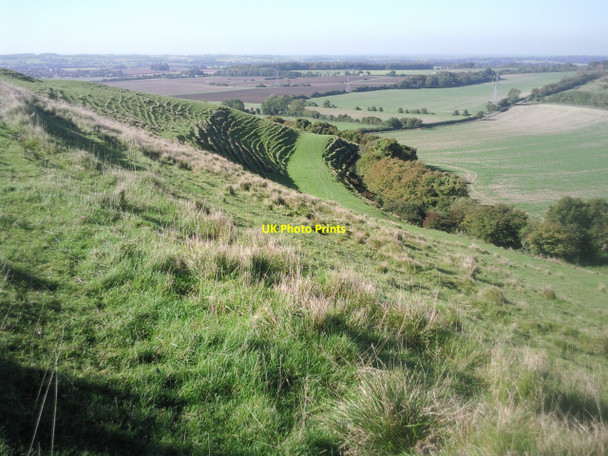 Photo 6"x4" View from The North Downs Way near Postling Newbarn\/TR1539 c2010