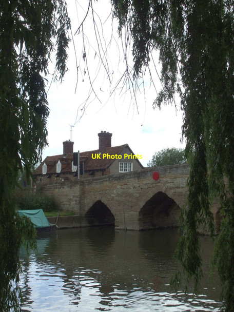 Photo 6"x4" River Thames at Newbridge, Oxfordshire Newbridge\/SP4001 c2009