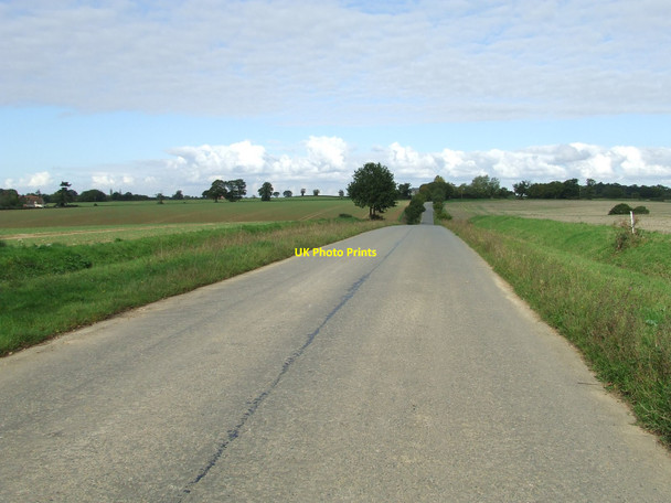 Photo 6"x4" Country Road Hadleigh\/TM0242 c2010