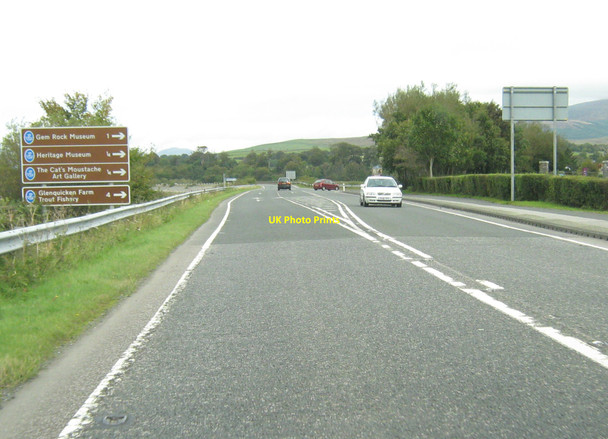 Photo 6"x4" The turning for Creetown from the A75 Creetown c2010
