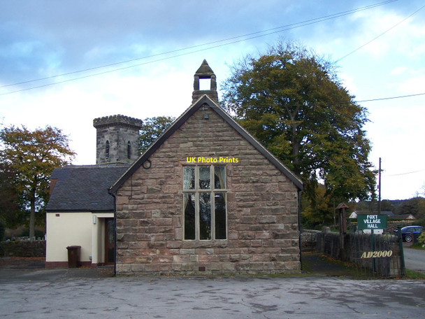 Photo 6"x4" Village Hall, Foxt Foxt c2010