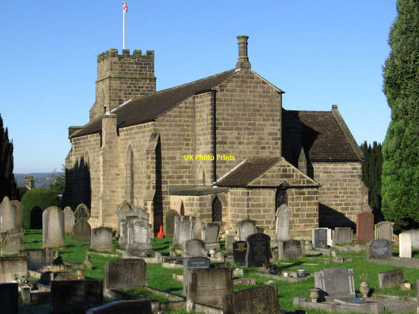 Photo 6"x4" Tansley - Church Tansley c2010