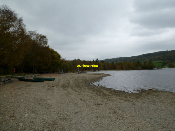 Photo 6"x4" Coniston: the lake shoreline... Cat Bank c2010