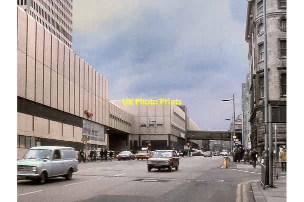 Photo 6"x4" Corporation Street And The Arndale Centre Manchester c1977