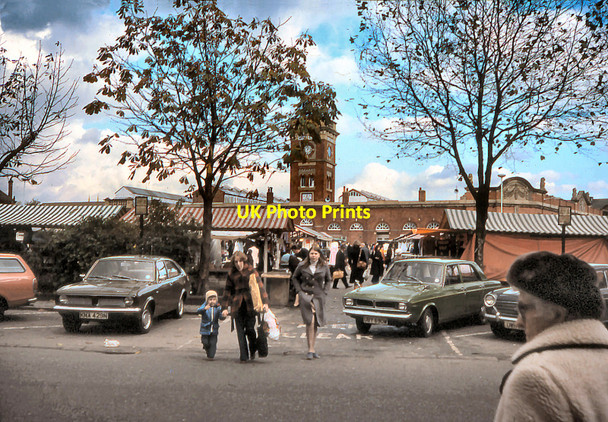 Photo 6"x4" Ashton-Under-Lyne Market (1977) Ashton-Under-Lyne c1977