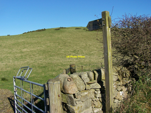 Photo 6"x4" Footpath sign Dundrennan c2010
