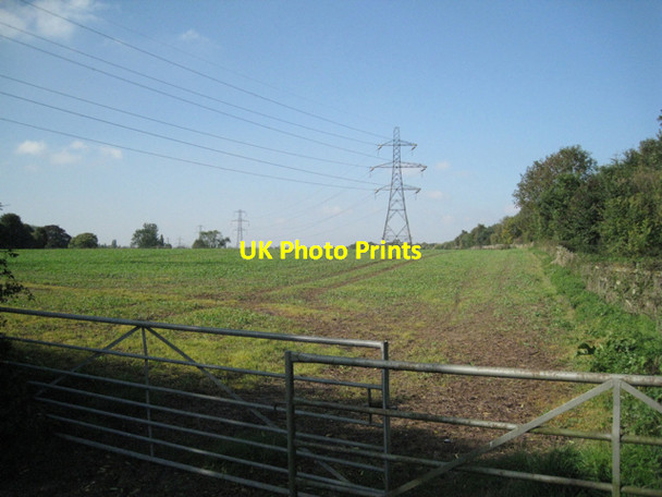 Photo 6"x4" Field beside the M6 motorway Bedworth c2010