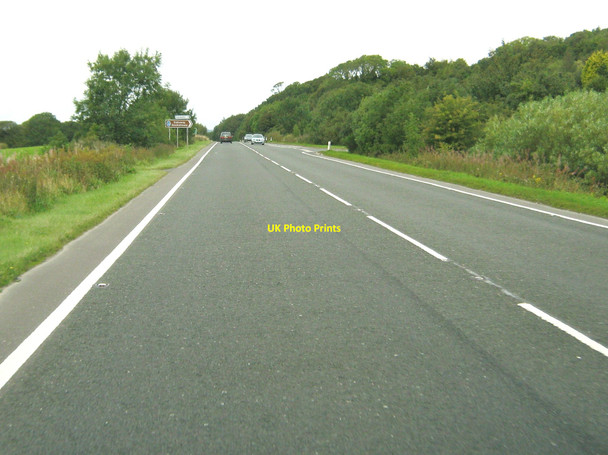 Photo 6"x4" Approaching the turning to the Galloway Smoke House and Carsluith Creetown c2010