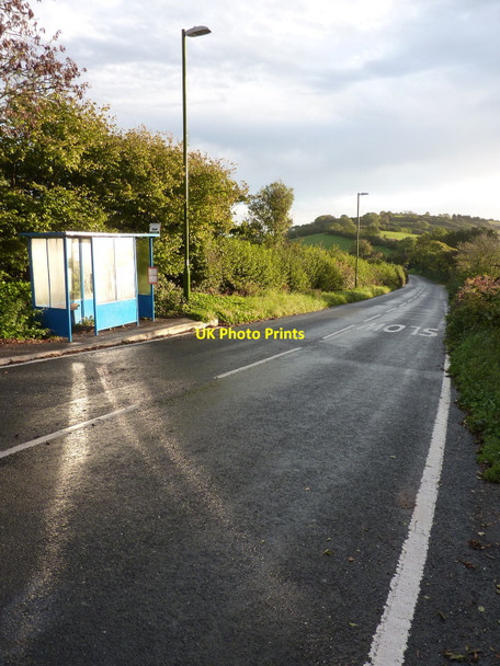 Photo 6"x4" Bus shelter, Kingswear Road, Hillhead Hillhead\/SX9053 c2010