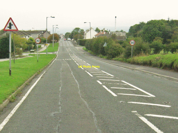 Photo 6"x4" 30 mph on Stoneykirk Road Stranraer c2010