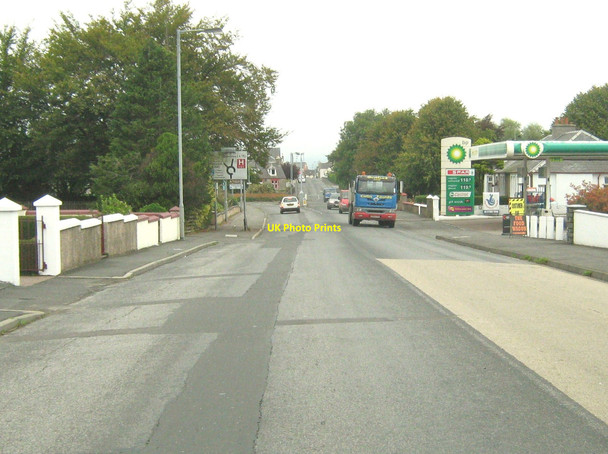 Photo 6"x4" Passing the garage on Stoneykirk Road Stranraer c2010