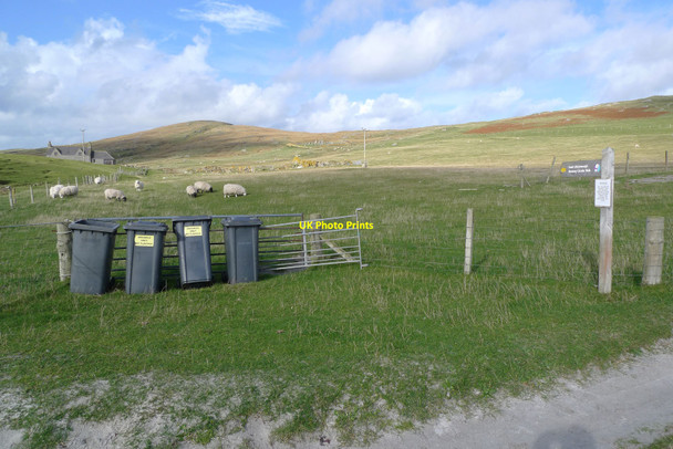 Photo 6"x4" Footpath obstacle Ruisigearraidh c2010