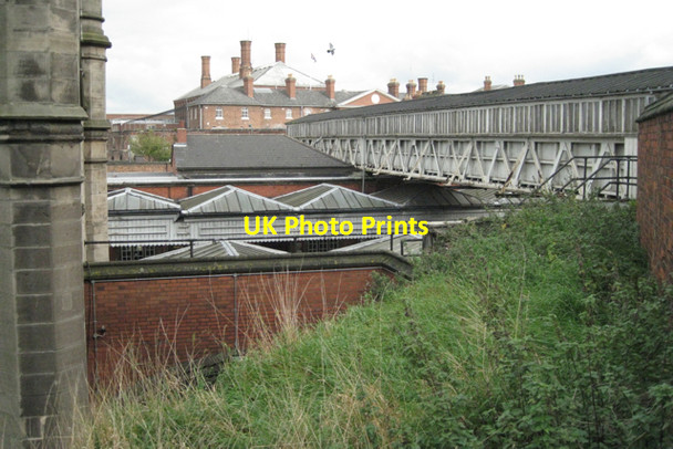 Photo 6"x4" Footbridge over Shrewsbury station Shrewsbury c2010