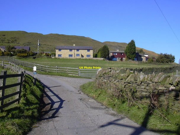 Photo 6"x4" Houses on Musbury Tor Helmshore c2010
