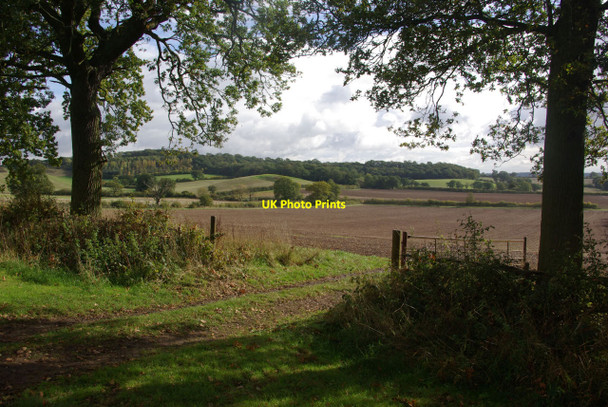 Photo 6"x4" Farmland near Upper Spernall Farm New End\/SP1060 c2010