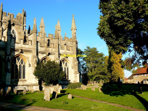 Photo 6"x4" Churchyard, St Mary the Virgin, Steeple Ashton Bullenhill c2010