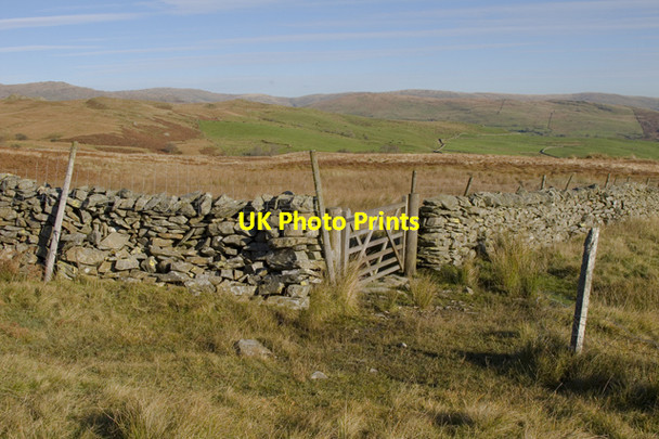 Photo 6"x4" Wall corner on the climb to Capple Howe High Green\/NY4103 c2010