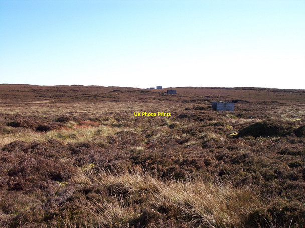 Photo 6"x4" A line of grouse butts on Barden Moor Threapland\/SD9860 c2010