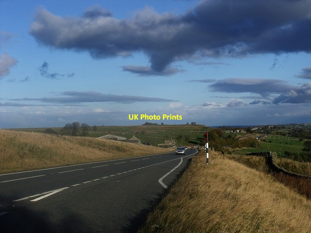 Photo 6"x4" The A66 westbound lanes Gilmonby c2010
