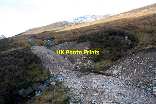 Photo 6"x4" Ford on track below An Leacainn Dubh Kinloch Loggan c2010