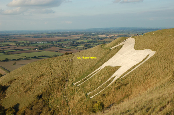Photo 6"x4" Westbury White Horse, Wiltshire Bratton\/ST9152 c2010
