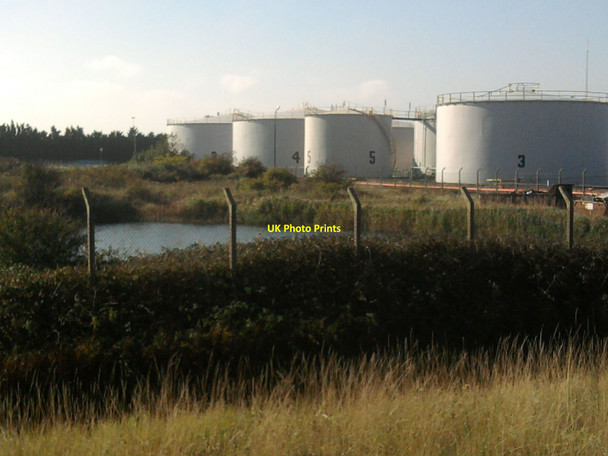Photo 6"x4" Oil Storage Tanks at Immingham Immingham c2010