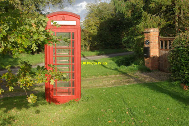 Photo 6"x4" Telephone box at Sawbridge Sawbridge c2010