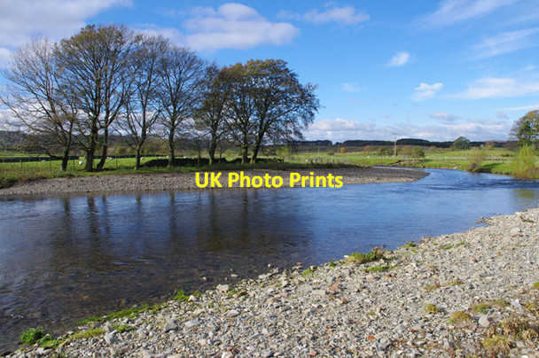 Photo 6"x4" Confluence of Birk Beck and River Lune Old Tebay c2010