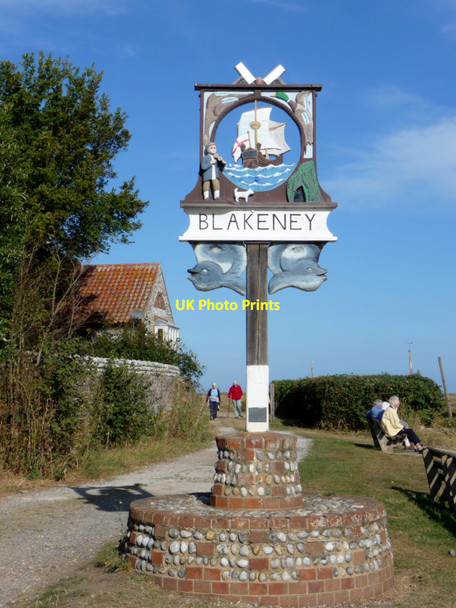 Photo 6"x4" Village Sign in Blakeney, Norfolk Blakeney\/TG0243 c2009