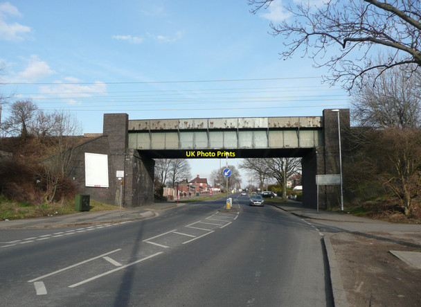 Photo 6"x4" Railway bridge over the A6110 Morley\/SE2627 c2010