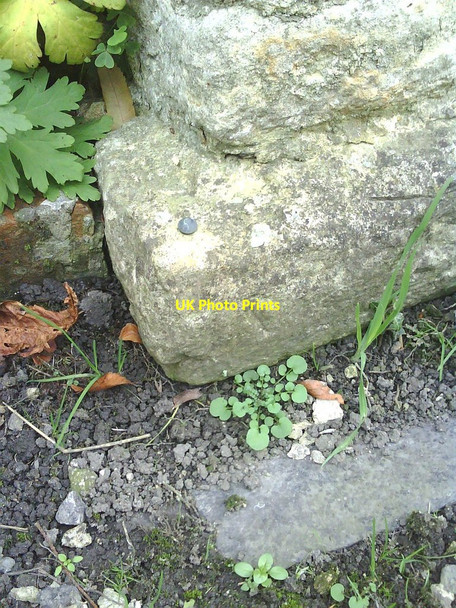 Photo 6"x4" Benchmark on house on Oxford Road Aylesbury c2010