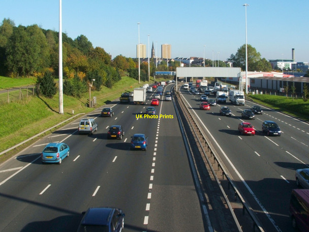 Photo 6"x4" M8 motorway Glasgow c2010