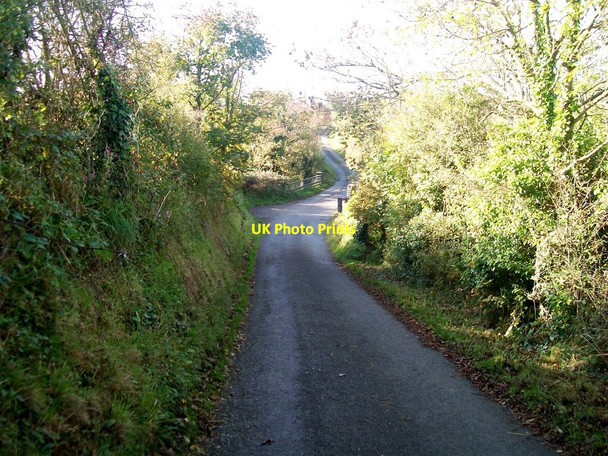 Photo 6"x4" Lon Ty Isaf descending into the valley of Afon Cyllyfelin Aberdaron c2010
