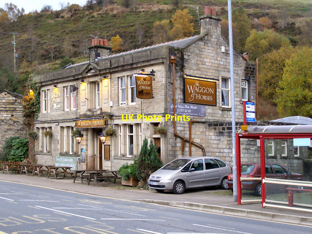 Photo 6"x4" The Waggon & Horses Knowl Wood\/SD9322 c2010