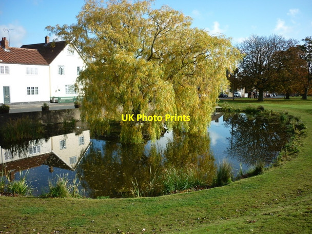 Photo 6"x4" The village pond at Cranswick Hutton Cranswick c2010