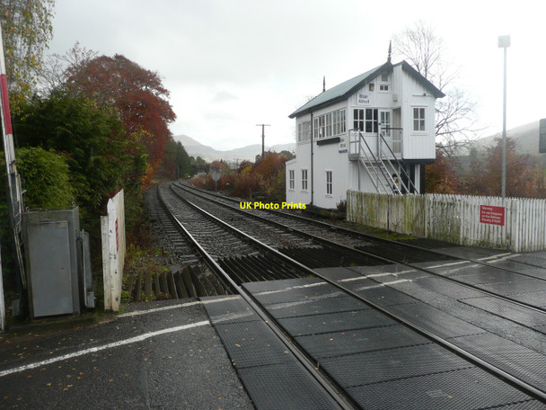 Photo 6"x4" Signal box at Blair Atholl Station Blair Atholl c2010